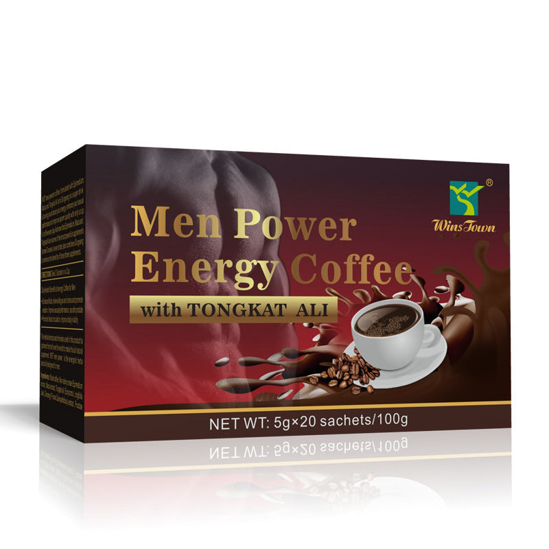 African Male Coffee Instant Maca Energy Coffee