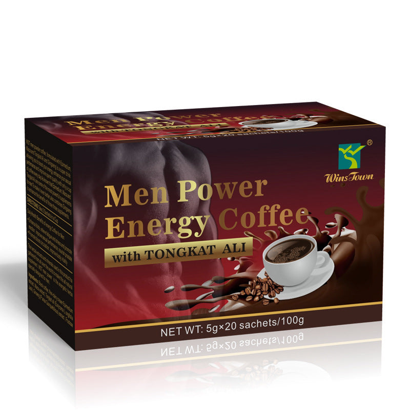 African Male Coffee Instant Maca Energy Coffee