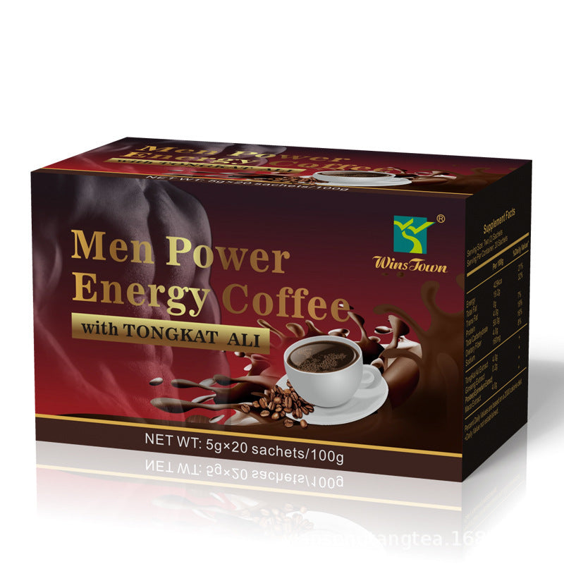 African Male Coffee Instant Maca Energy Coffee