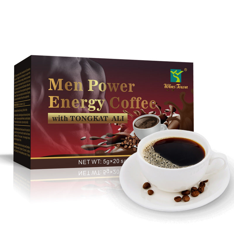 African Male Coffee Instant Maca Energy Coffee