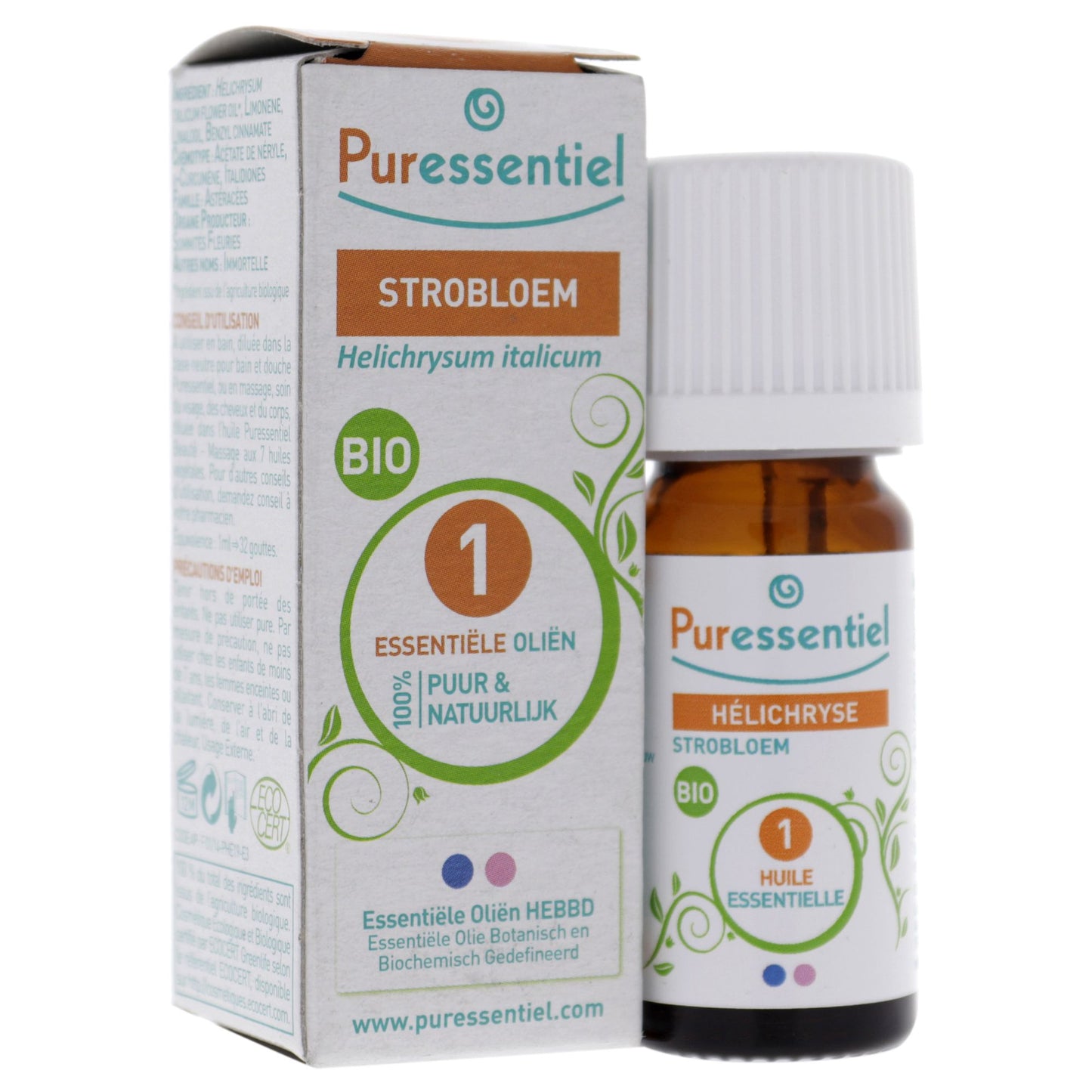 Organic Essential Oil - Helychrysum (Everlasting) by Puressentiel for Unisex - 0.17 oz Oil