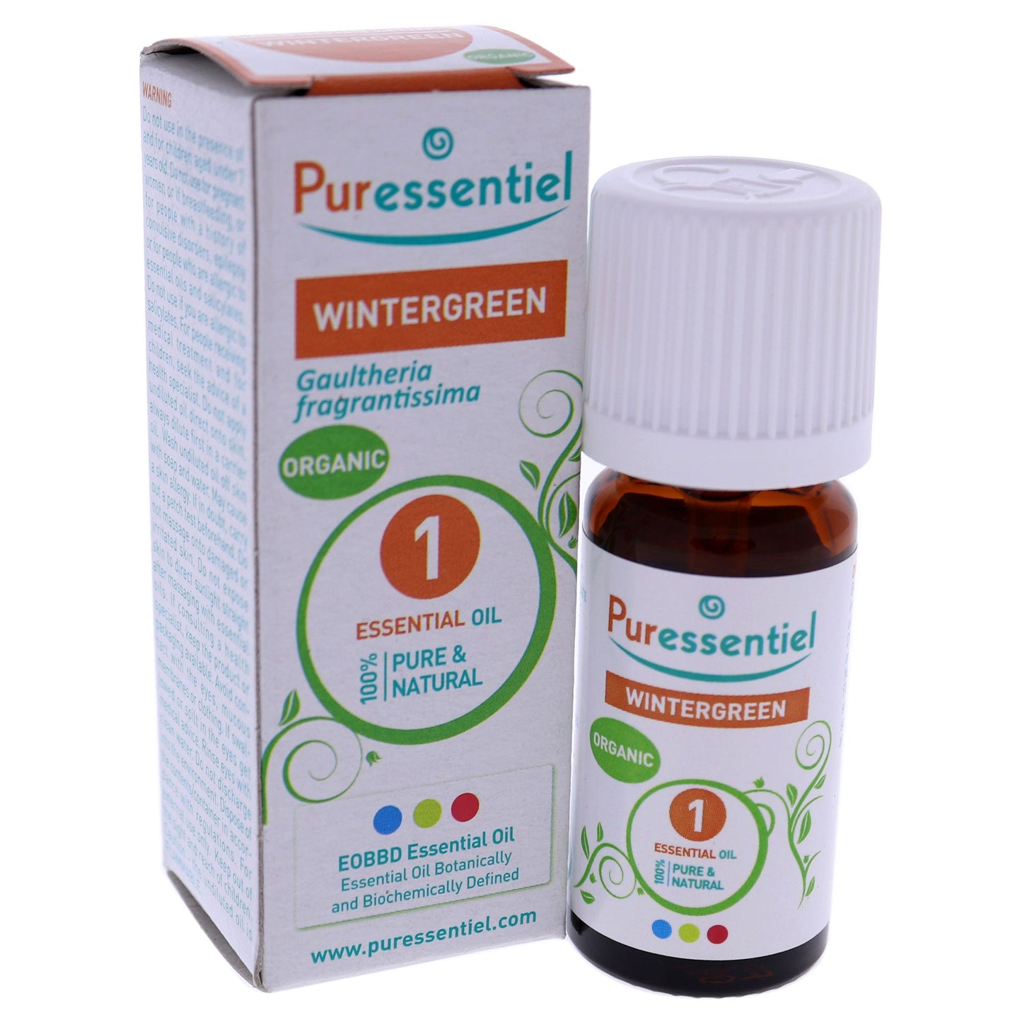 Organic Essential Oil - Wintergreen by Puressentiel for Unisex - 0.3 oz Oil