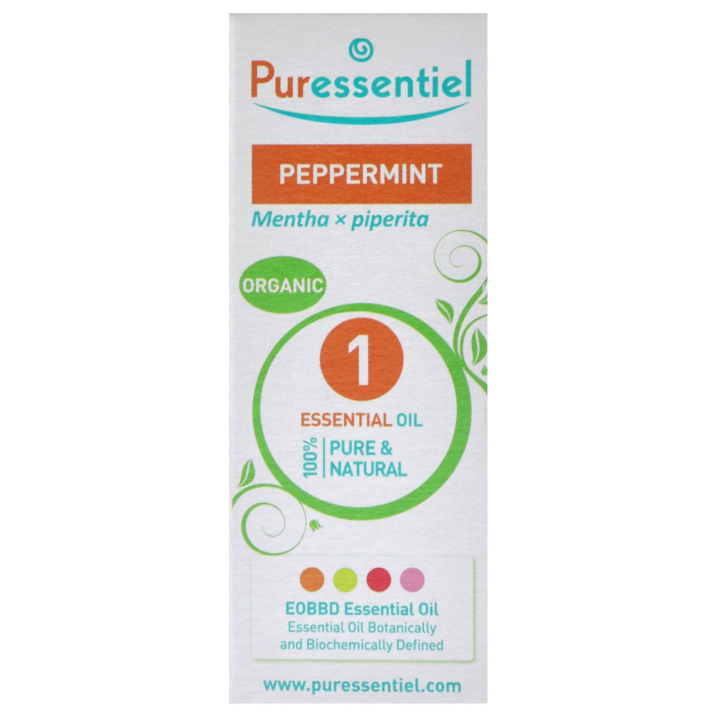 Organic Essential Oil - Peppermint by Puressentiel for Unisex - 0.3 oz Oil