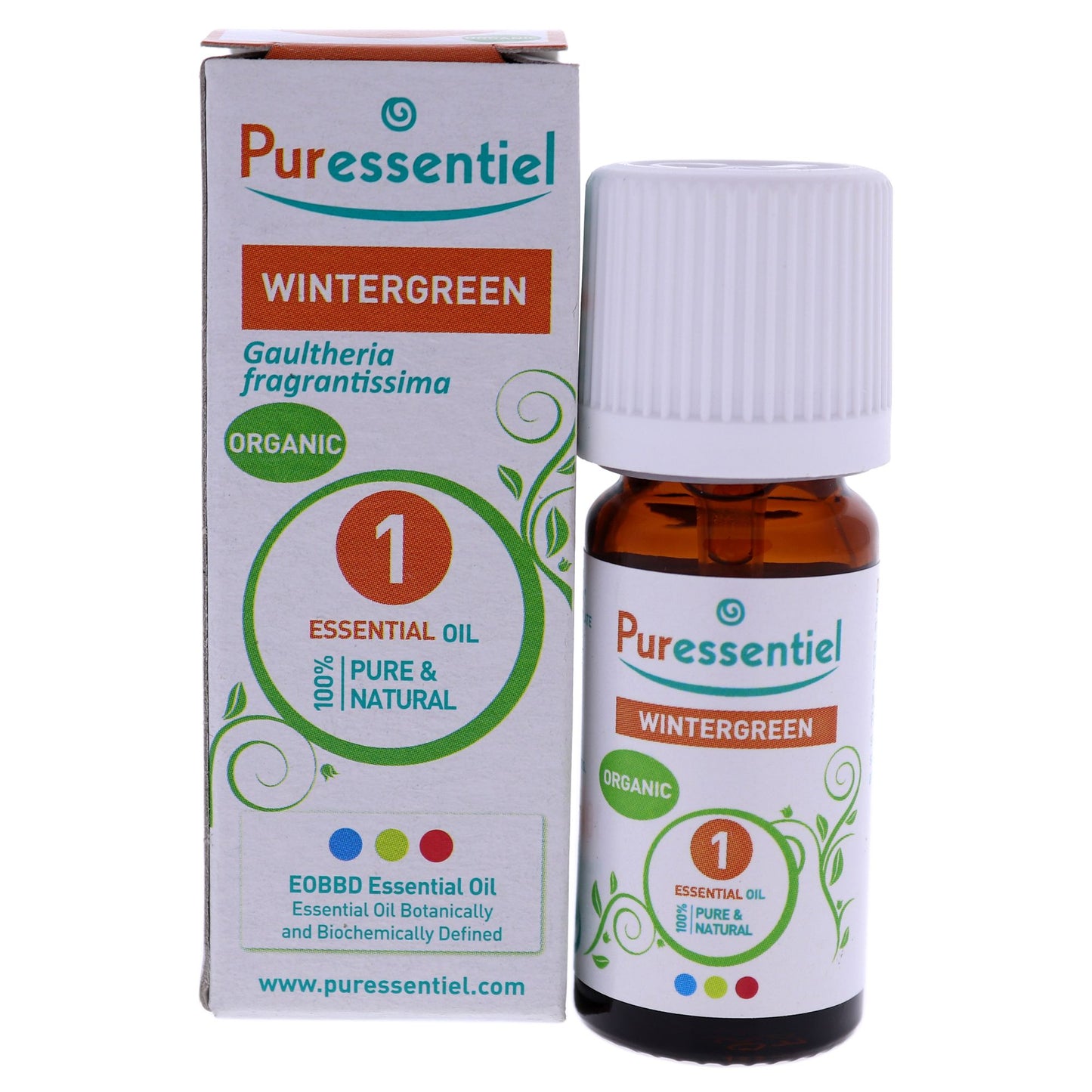 Organic Essential Oil - Wintergreen by Puressentiel for Unisex - 0.3 oz Oil