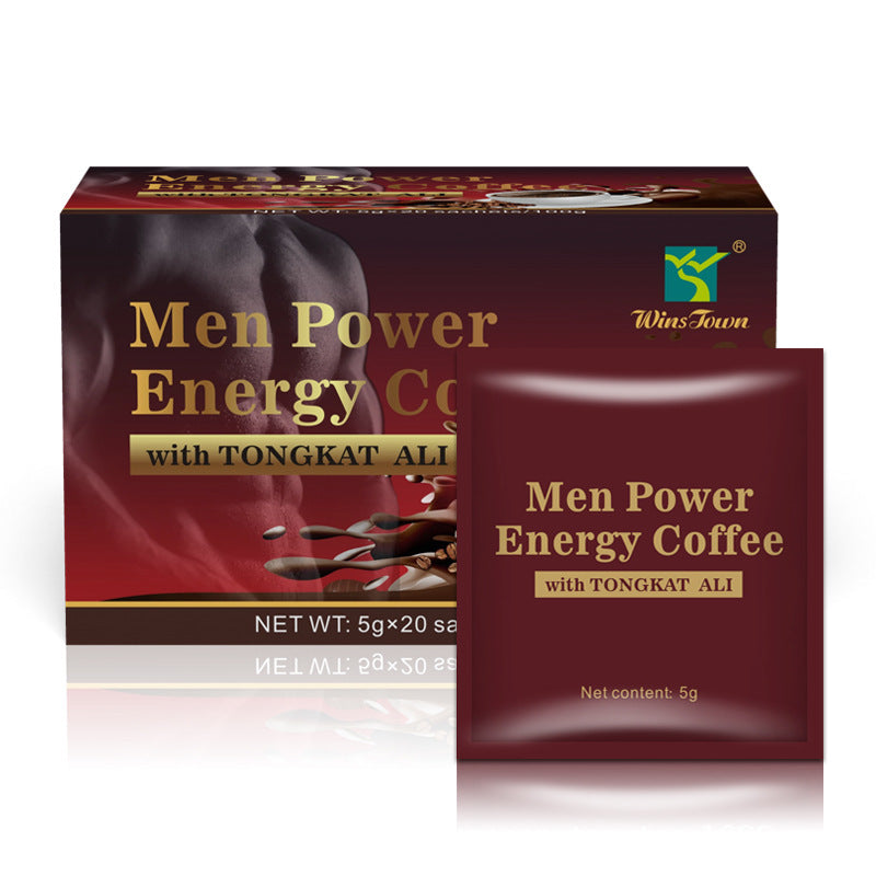 African Male Coffee Instant Maca Energy Coffee